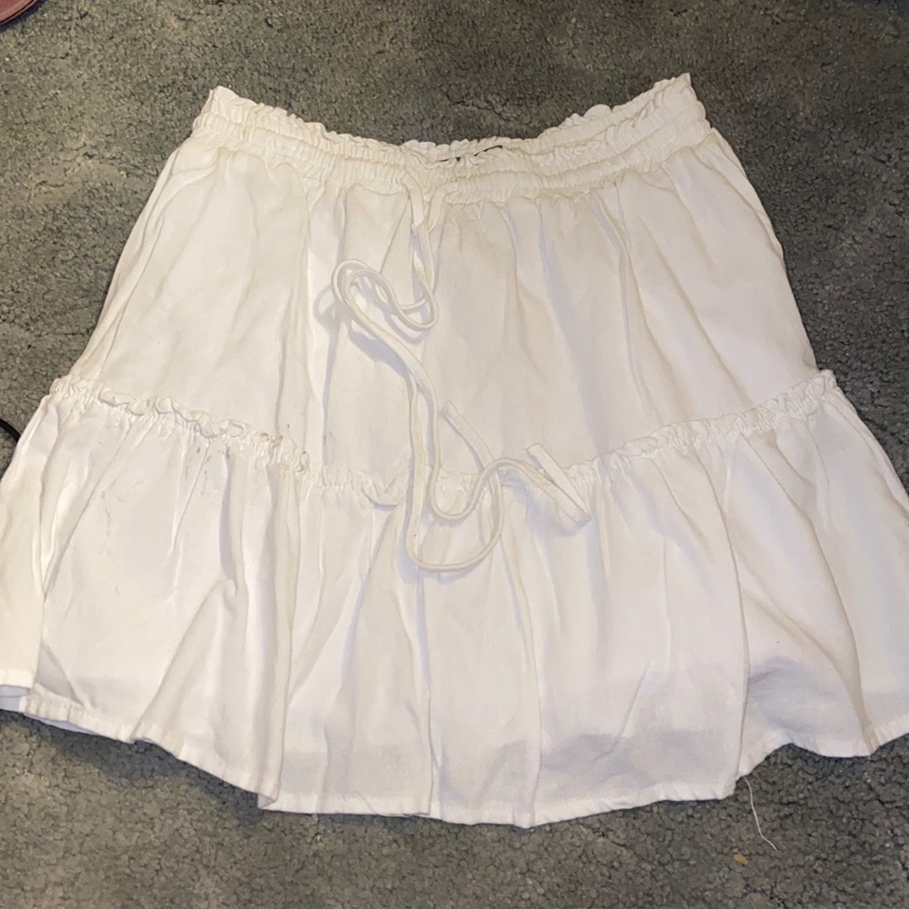 White Layered Skirt